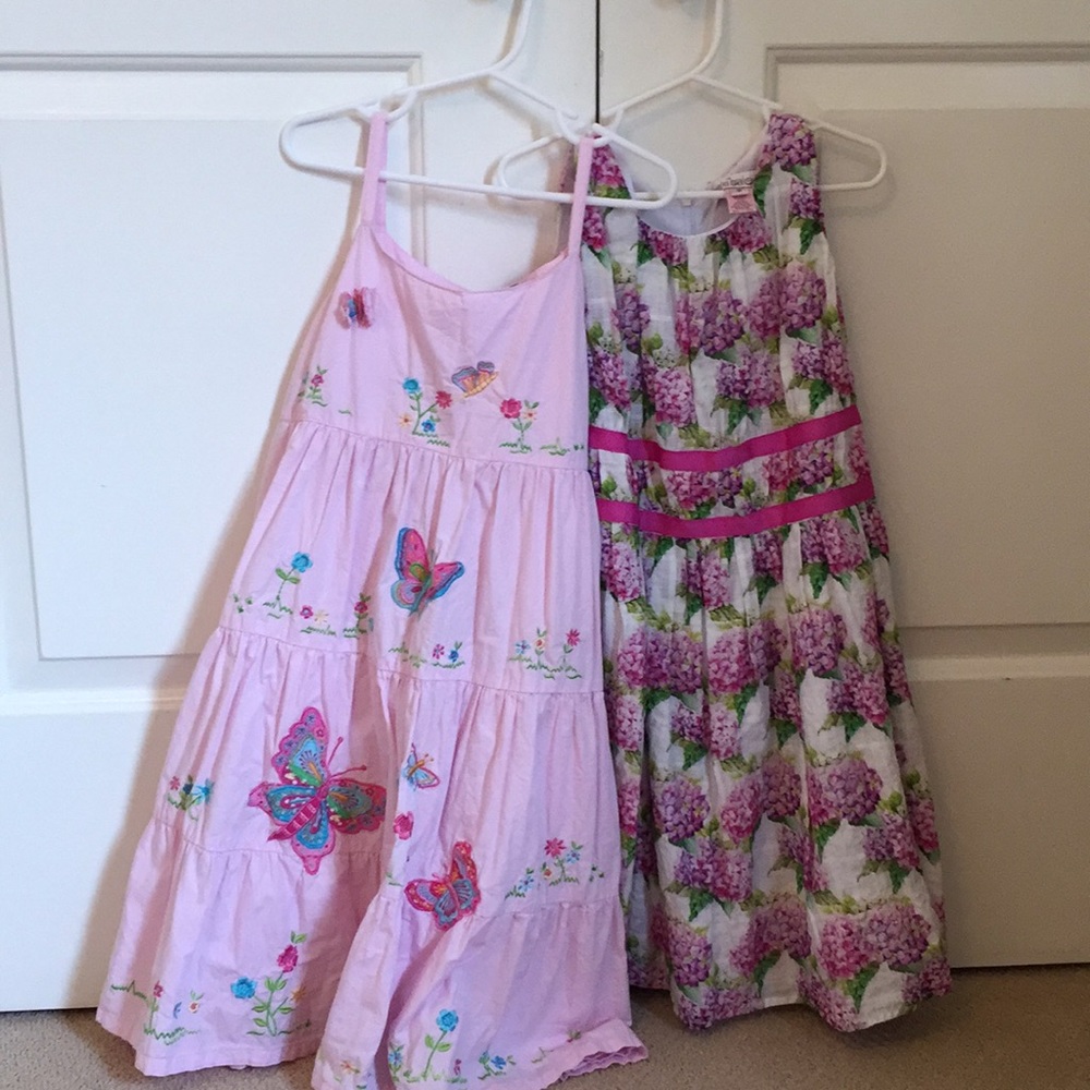 two dresses Brands:Cotton Kids and Halabaloo